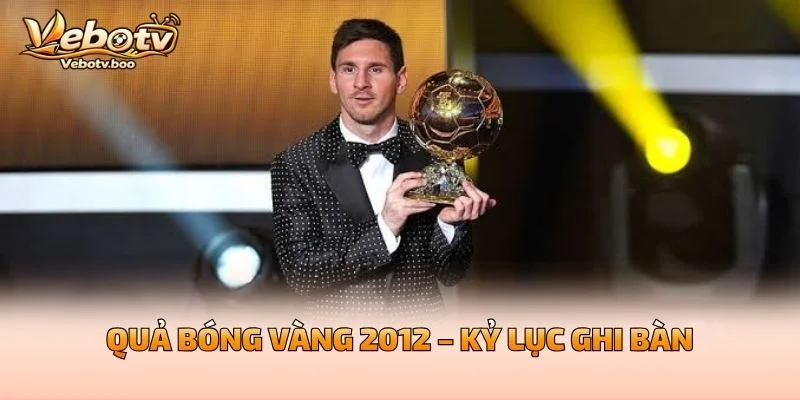Quả Bóng Vàng 2012 – Kỷ Lục Ghi Bàn